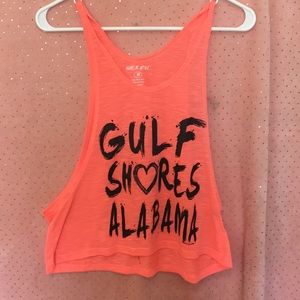 Sheer muscle shirt, crop top, swim suit cover up